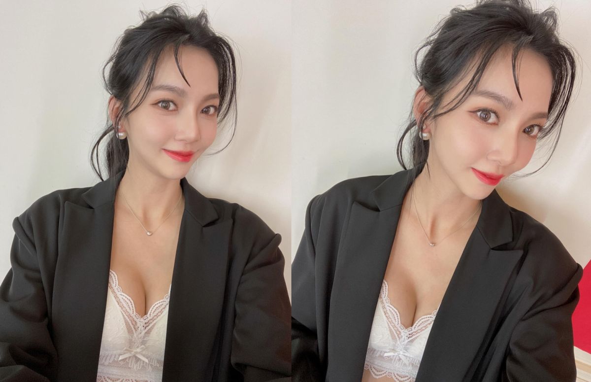 ▲莉婭（陳緗妮）即便懷孕在身仍然持續工作，讓化妝師都忍不住虧「妳真的閒不下來」！（圖/莉婭臉書）