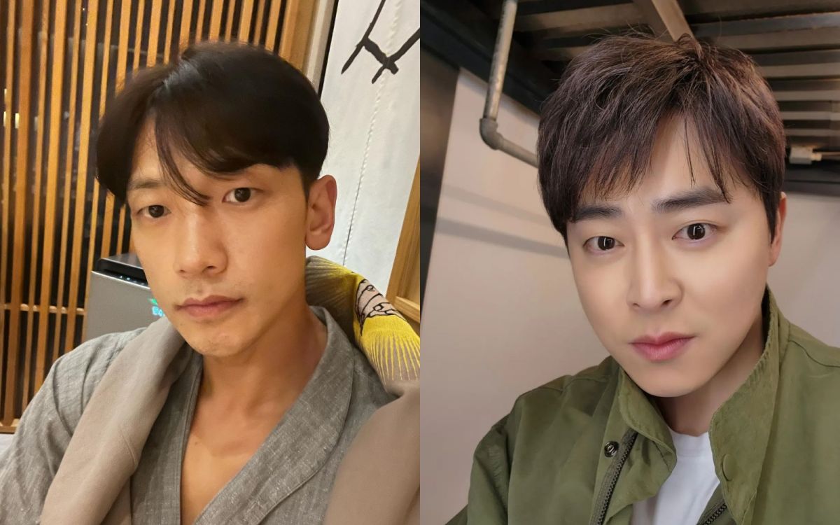 ▲Rain跟曹政奭（右）被影射對枕邊人不忠，紛紛提告。（圖／Rain、jament_official IG）