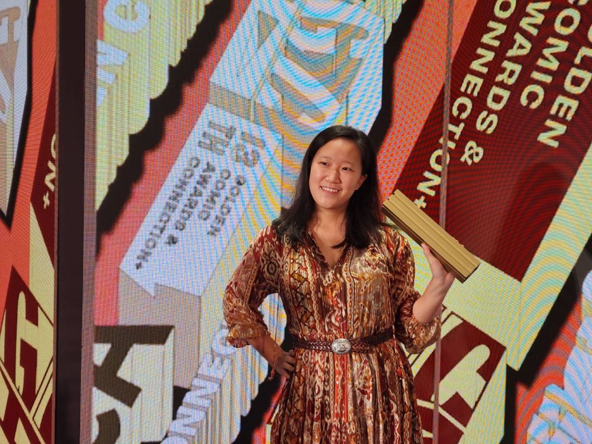 ▲第13屆金漫獎「金漫大獎」由奇幻漫畫《星咒之絆》作者Moosia獲得。（圖／記者李琦瑋攝，2022.10.06）