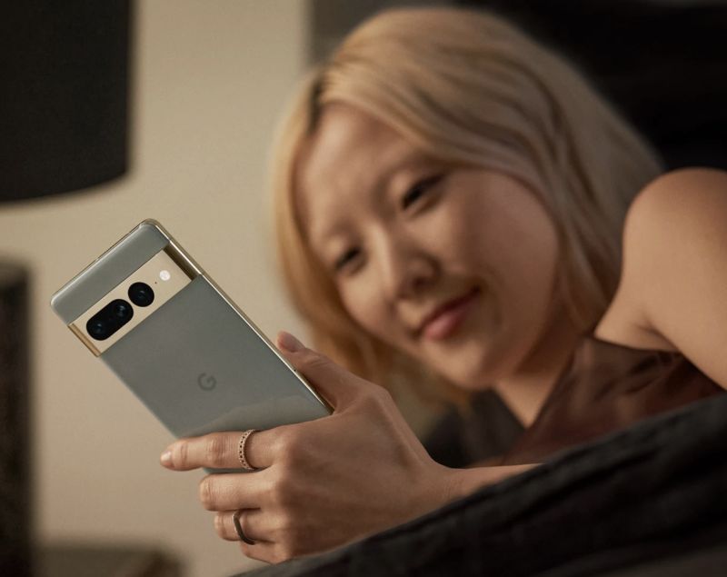 ▲Google發表最新手機 Pixel 7 系列，台灣立即開放預購，還可享5000抵用金。（圖／翻攝官網)