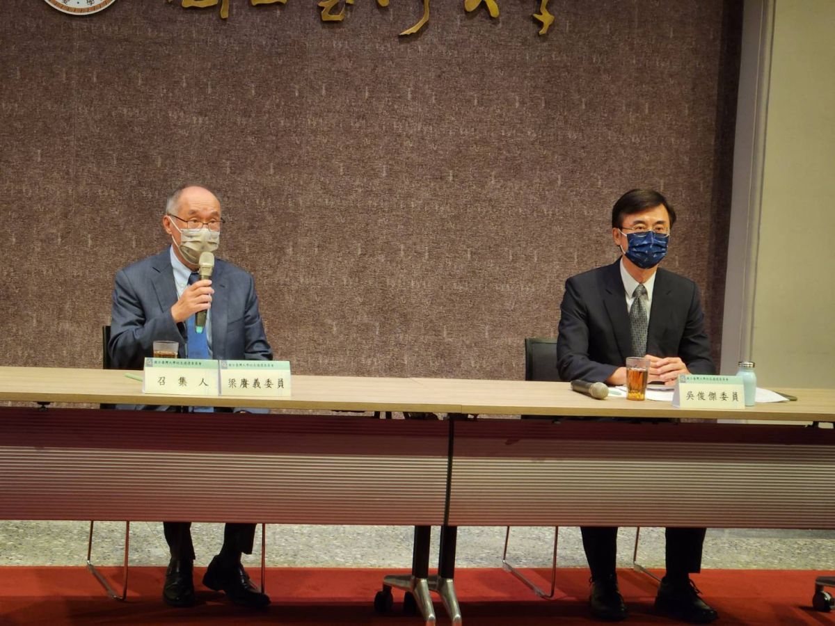 ▲台灣大學校長遴選委員會今（7）日公布，新任校長由工學院長陳文章當選。（圖／記者李琦瑋攝，2022.10.07）