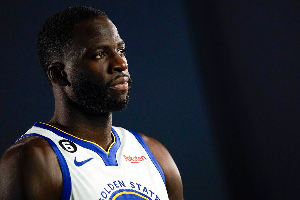 ▲Draymond Green遭到聯盟禁賽，無法出戰首輪季後賽G3。（圖／美聯社／達志影像）