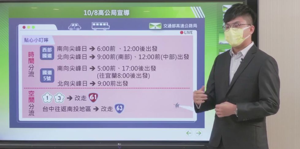 ▲高公局交通疏導措施與概況說明（圖／高公局）