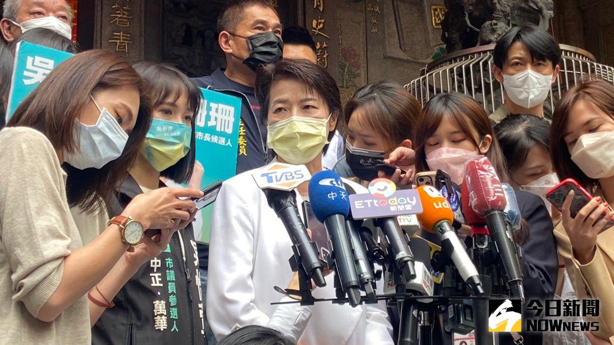 ▲針對自己的第二本新書，台北市長參選人黃珊珊8日表示，希望藉此向民眾宣傳自己在副市長任內的相關作為。（圖／記者丁上程攝，2022.10.08）