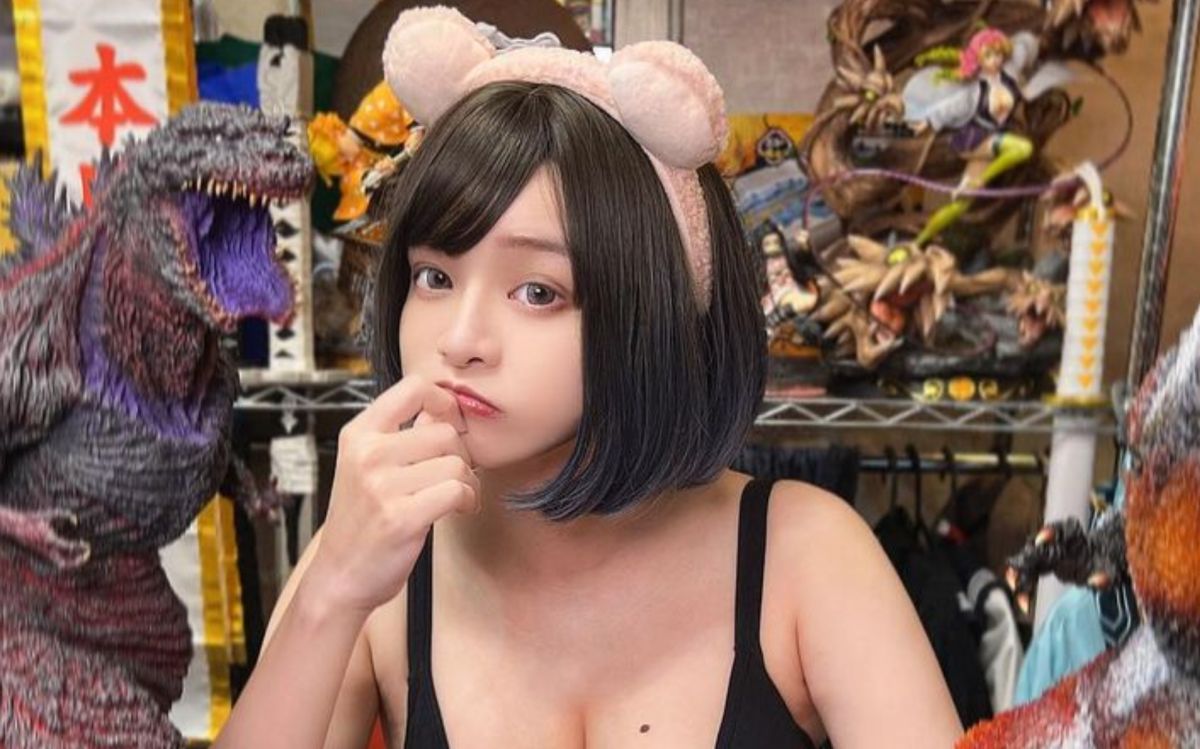 ▲辣模郭鬼鬼近日Cosplay日本動漫《鬼滅之刃》裡的「戀柱」引起熱議。（圖／翻攝自郭鬼鬼IG）