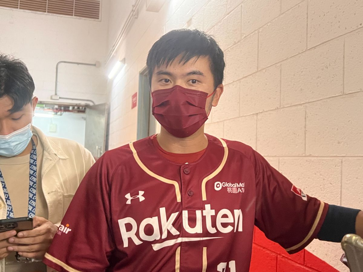 ▲樂天桃猿內野手郭嚴文(圖/記者簡名杉攝)