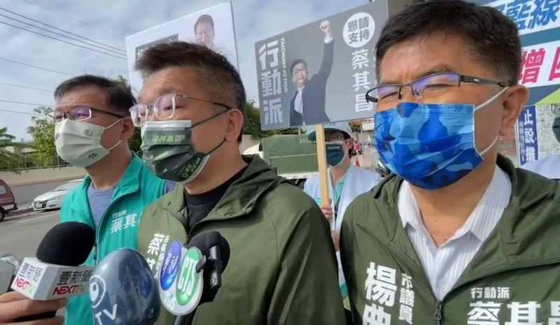 ▲蔡其昌指盧秀燕想兩面討好，已經形成國民黨茶壺內的風暴。（圖／蔡其昌競總提供，2022.10.09）