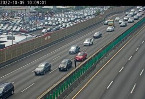春節10天連假開始!國道南向尖峰路段現車潮