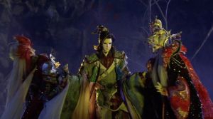 ▲紫錦囊激戰燈蝶與花影人。(圖/霹靂國際多媒體提供) ▲紫錦囊激戰燈蝶與花影人。(圖/霹靂國際多媒體提供)