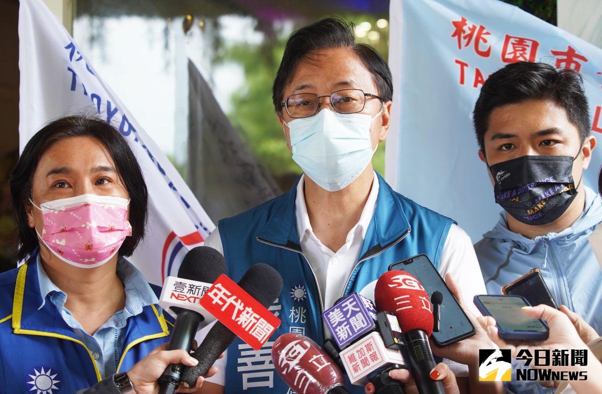 ▲張善政表示，鄭運鵬是在轉移焦點，「重點是民進黨自己動員遊覽車的時候有補貼經費，他自己補貼經費，就以為別人都跟他用一樣的手段」。（圖／記者李春台攝，2022.10.09）