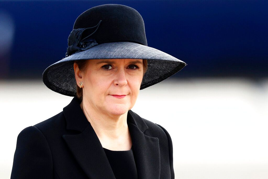 ▲蘇格蘭首席大臣施特金在領導蘇格蘭自治政府8年多後，突然宣布辭職，驚人之舉震撼倫敦和愛丁堡政壇。資料照。（圖／美聯社／達志影像）