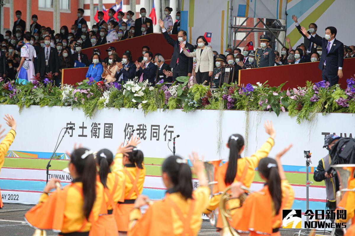 ▲任期剩下最後1年多，面對疫後挑戰，蔡英文要強化台灣的民主韌性。（圖／記者葉政勳攝，2022.10.10）