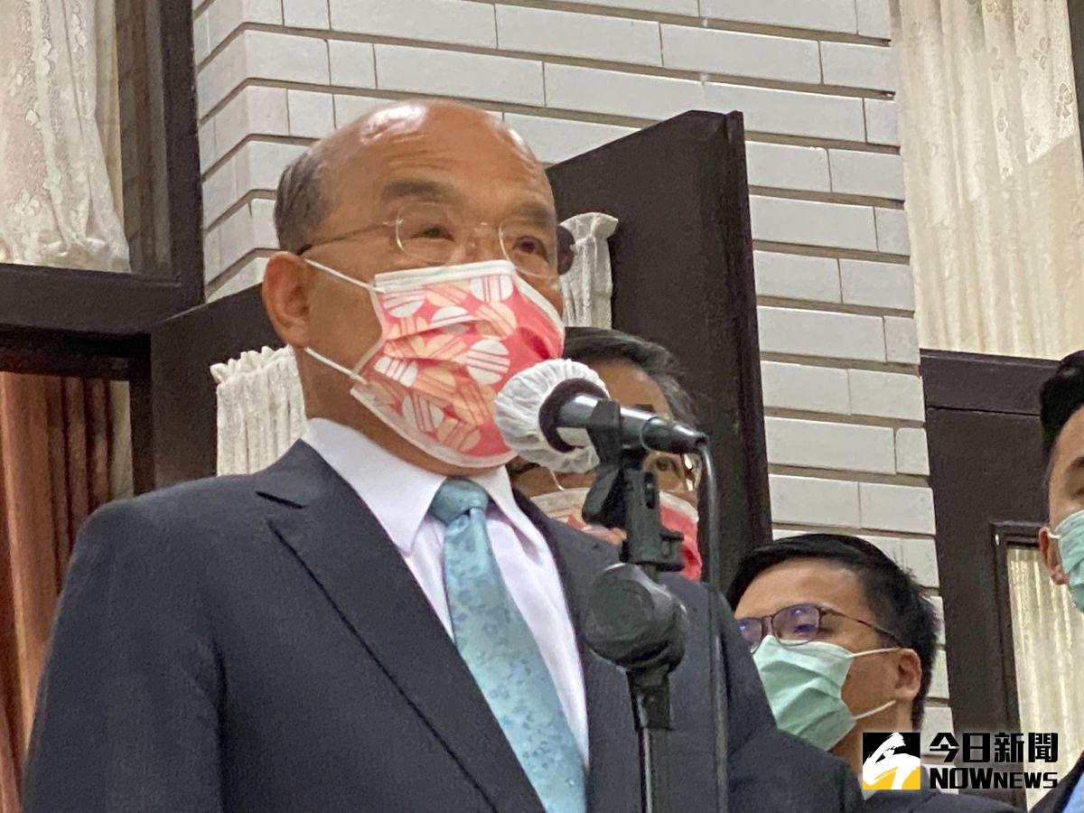 ▲國台辦強調唯有回到「九二共識」基礎才能對話，蘇貞昌回應願在對等基礎上，尋求台海和平。（圖／記者陳威叡攝，2022.10.11）