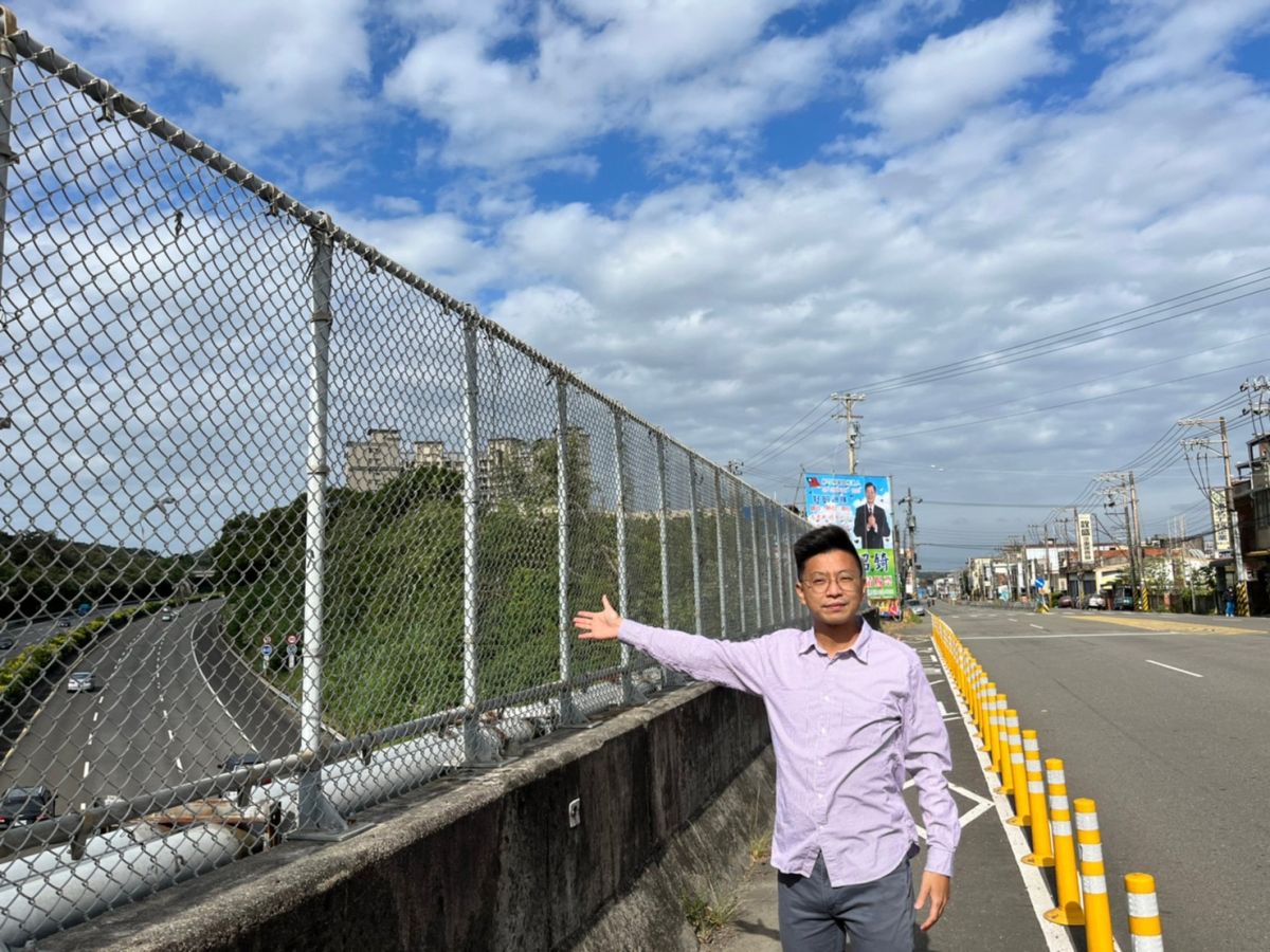 ▲新竹縣長候選人周江杰再推竹林第二交流道的設置。（圖/周江杰團隊提供）