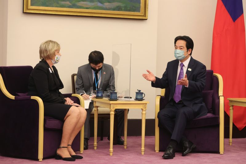 ▲賴清德接見加拿大國會議員訪問團。（圖／總統府提供）