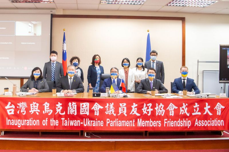 台烏國會友好協會成立　烏克蘭議員月底訪台