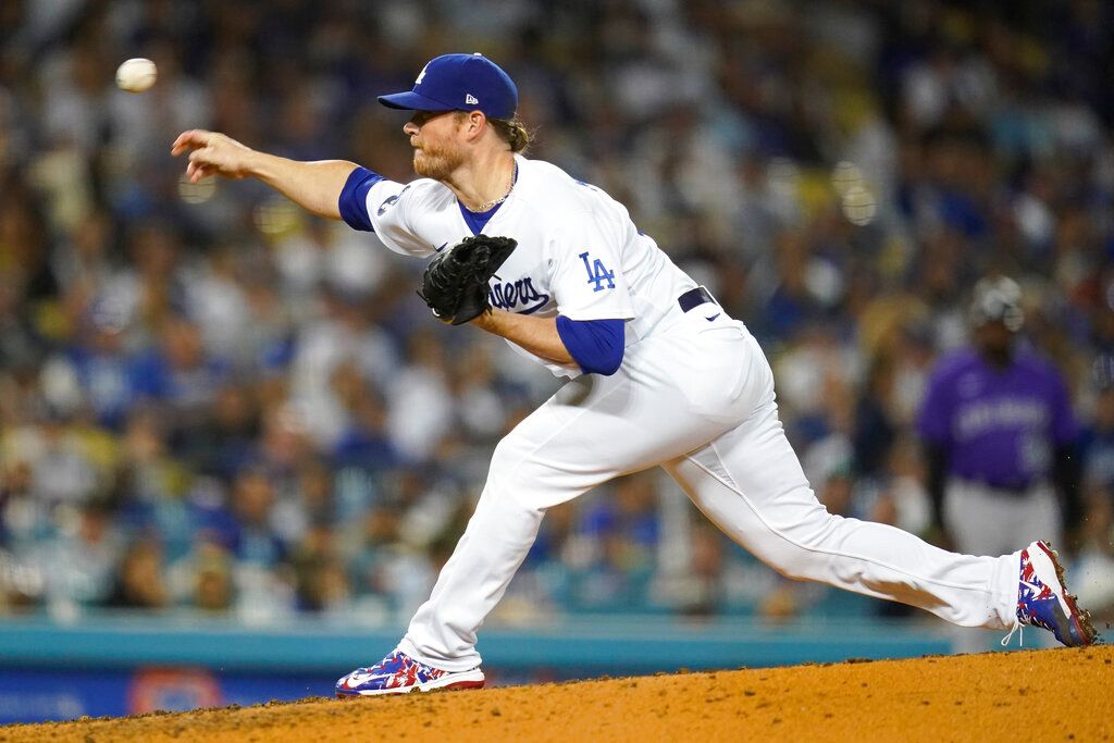 ▲道奇隊後援投手Craig Kimbrel（圖／美聯社／達志影像）