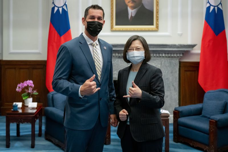 ▲蔡英文接見美國眾議員訪團，盼為台美打造更有利的投資環境，雙方關係更加前進。（圖／總統府提供）