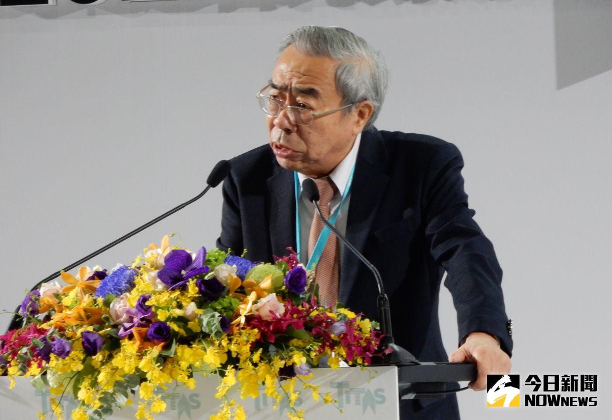 ▲台塑企業總裁王文淵。（圖／記者許家禎攝，2022.10.12台北紡織展）