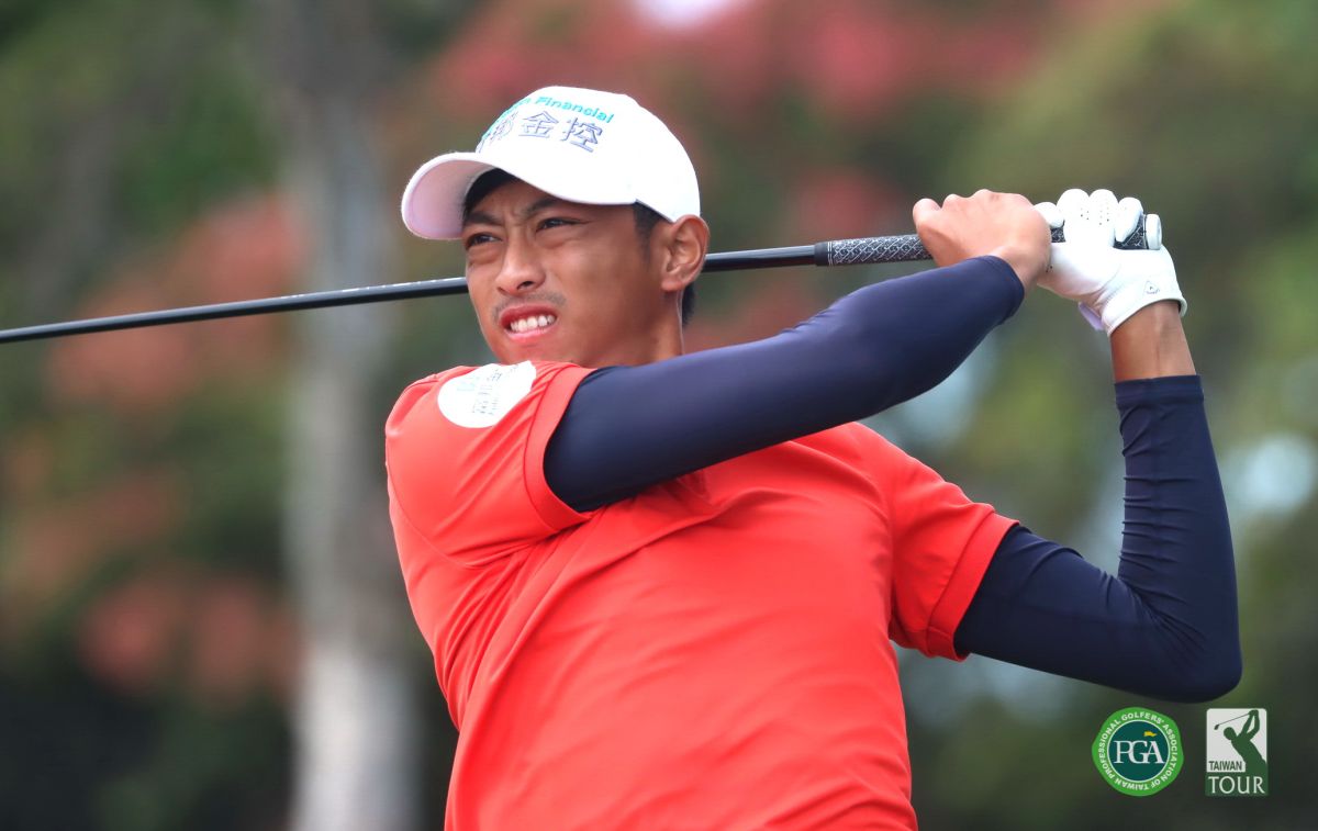 ▲第二回合王偉軒打出66桿以(-7)暫列第一。大會提供