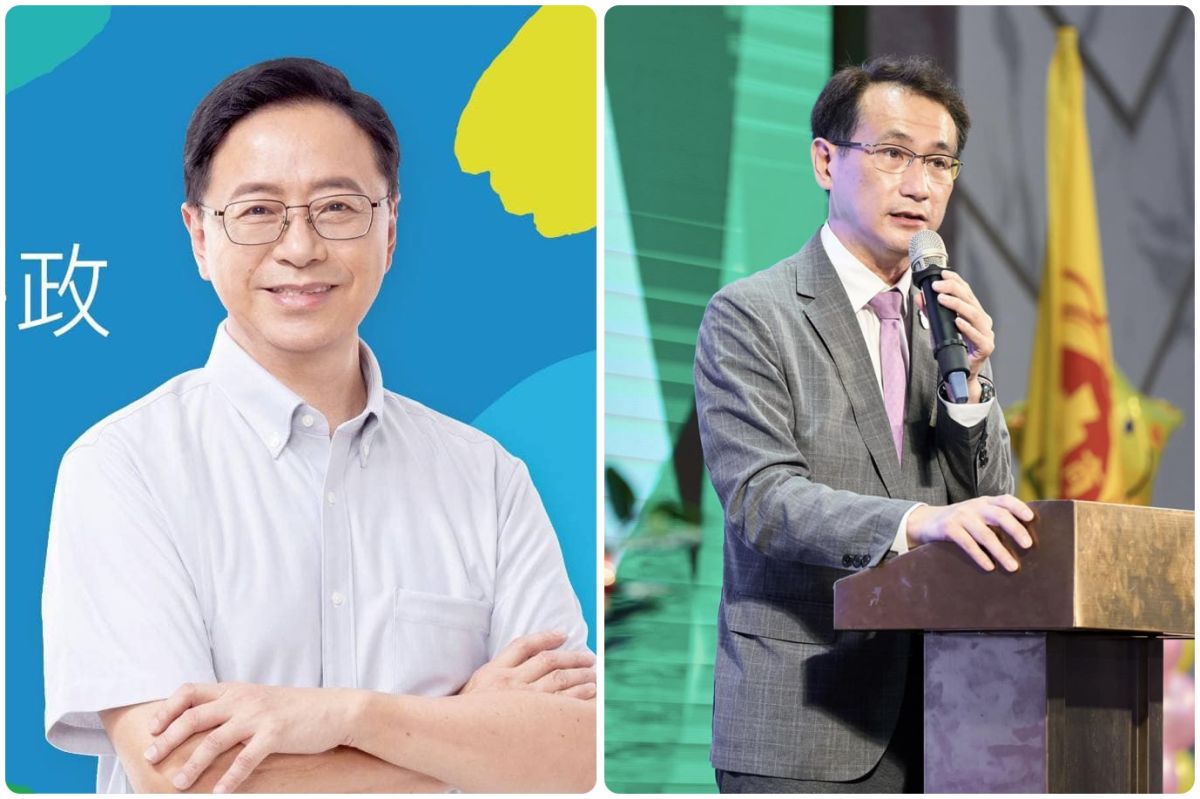 ▲縣市長選舉將於11月26號投票，媒體人黃暐瀚認為桃園市是這次選戰的最關鍵戰場。（合成圖／翻攝自張善政、鄭運鵬臉書）