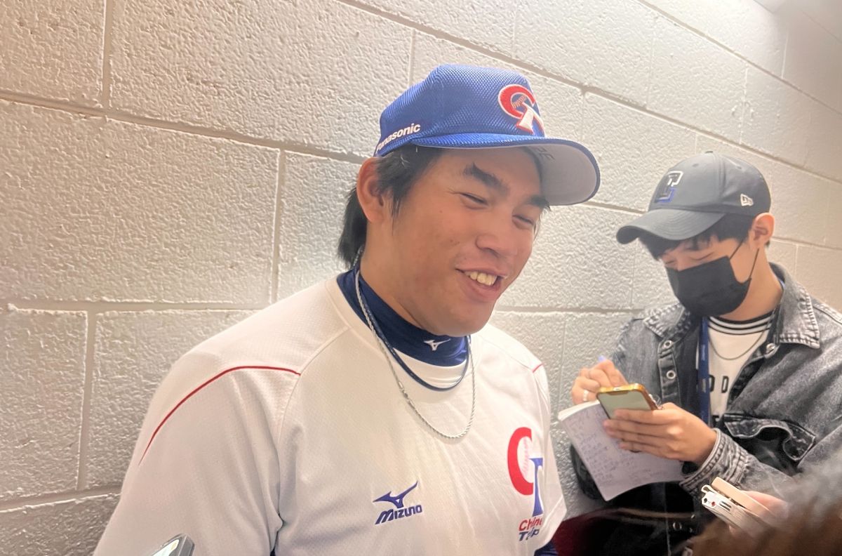 ▲U23國手，效力於中信兄弟的曾頌恩(圖/記者簡名杉攝)