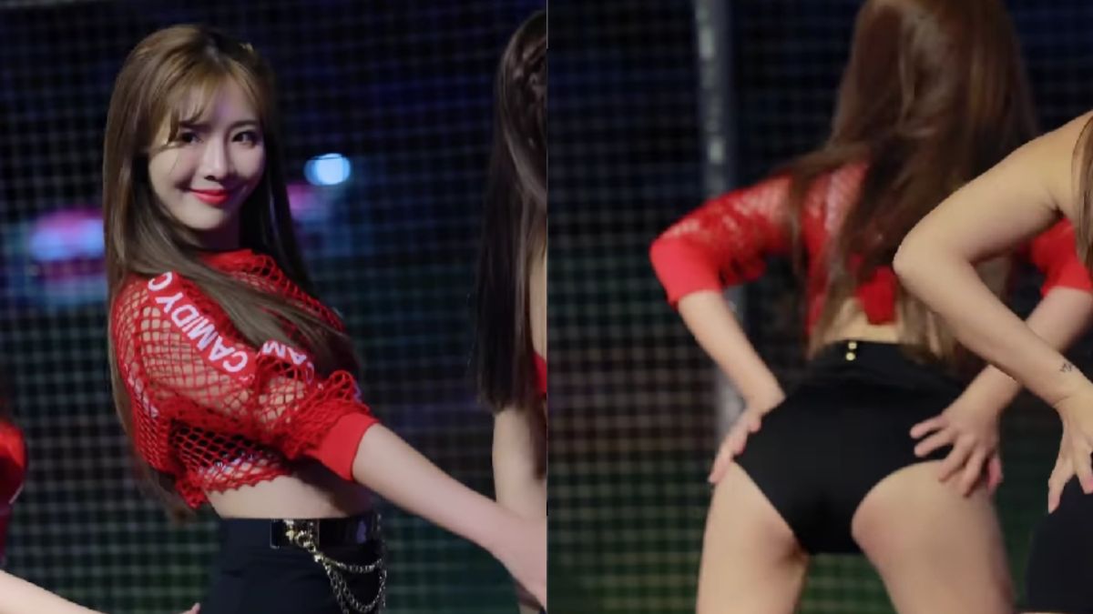 ▲樂天女孩倪暄，分享一段爆乳熱舞的畫面，就連自己看完後都辣到不能呼吸。（圖／翻攝自倪暄IG）