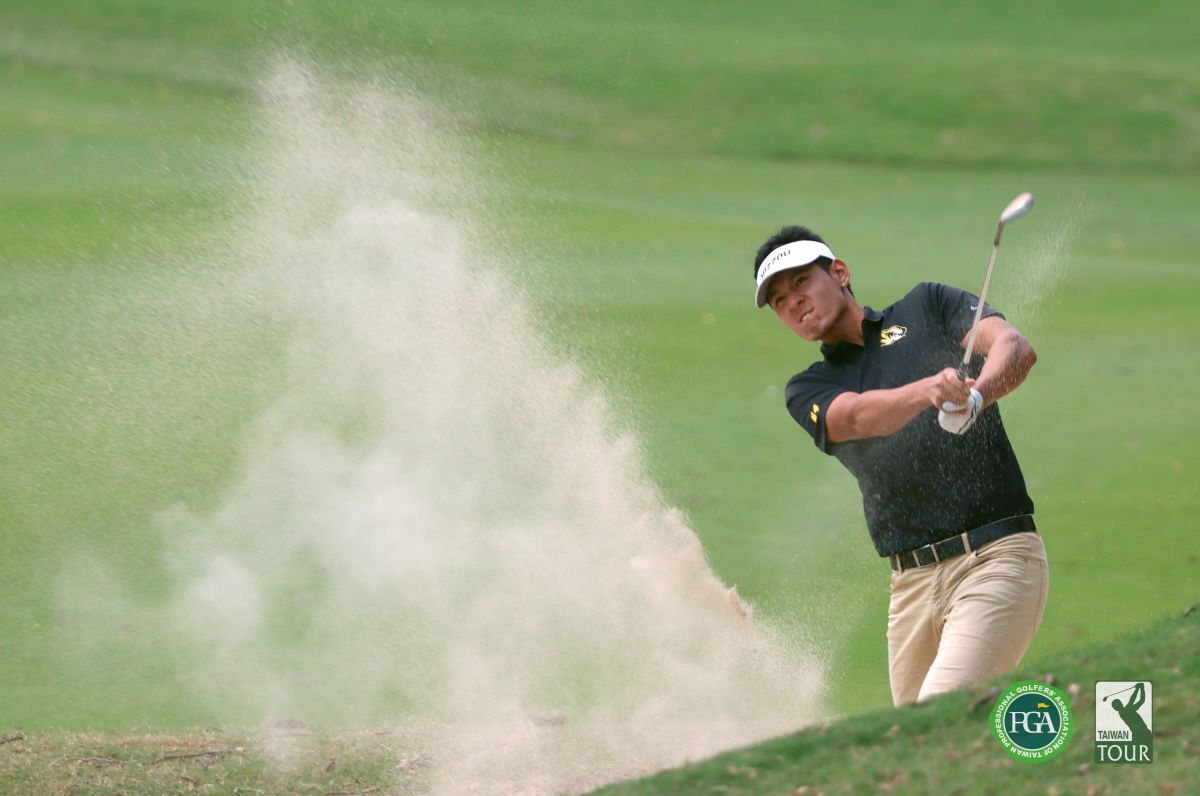▲蔡雨達第三回合打-5 的67桿，三回合總桿-8暫獨居領先。官方提供