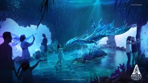 ▲搶先一睹即將上映的《阿凡達：水之道》中奇幻海洋生物的藝術雕塑。（圖／Klook提供）