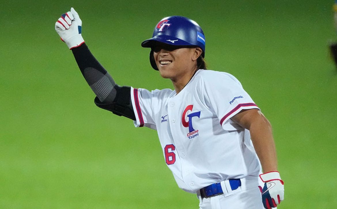 ▲台灣擊敗哥倫比亞奪U23首勝。（圖／WBSC)