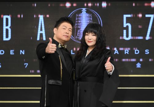 ▲曾國城與唐綺陽主持金鐘頒獎典禮,帶來開場歌舞。(圖/三立提供) ▲曾國城與唐綺陽主持金鐘頒獎典禮,帶來開場歌舞。(圖/三立提供)