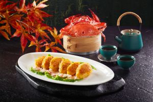 2022浮誇螃蟹料理懶人包!8家肥美海味 爽吃粵菜免動手 ▲鮮蟹肉琵琶豆腐,520元。(圖/望月樓提供)