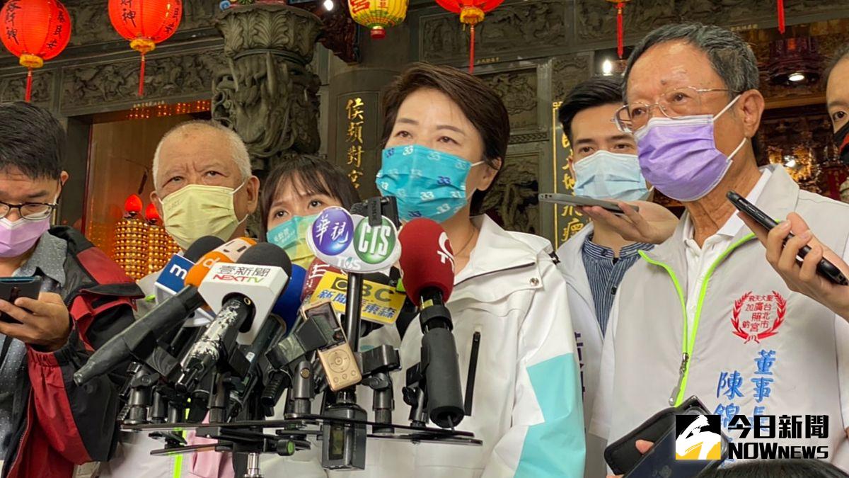 ▲台北市長參選人黃珊珊14日表示，實在不想回應陳時中的自怨自艾，但當時陳時中掌握了國家最高的權力，相對應當要承受最大的責任。（圖／記者丁上程攝，2022.10.14）