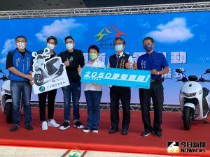 中市增購150輛電動機車 環保局:2030年公務車全面電動化 ▲中市增購150輛電動機車加入環保勤務,預估年減碳排逾50公噸。(圖/記者金武鳳攝,2022.10.14)