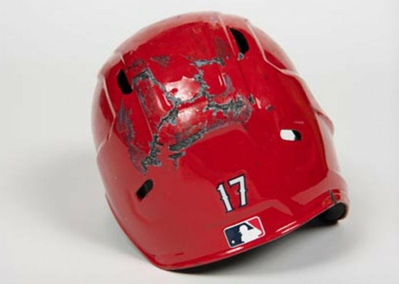 MLB／大谷「大傷」頭盔被拍賣　超過台幣43萬得標
