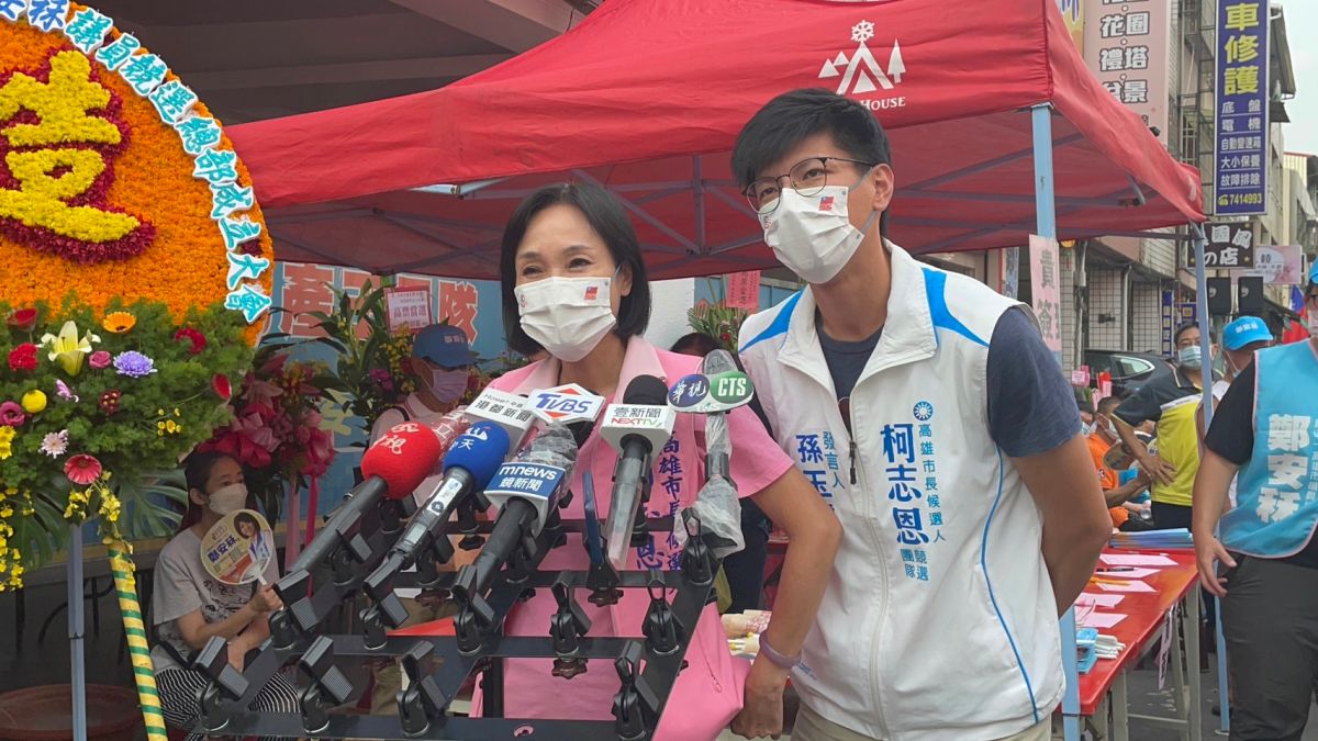 ▲柯志恩承諾無論選舉結果如何，她一定會長住高雄，與市民站在一起。（資料圖／柯志恩競辦提供）