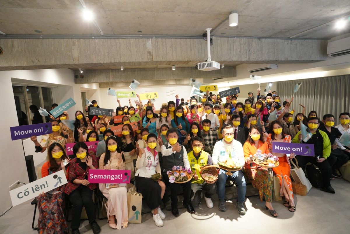 ▲陳時中與新住民對談，並提出3大願景，盼台北能讓新住民安居樂業。（圖／陳時中辦公室提供）