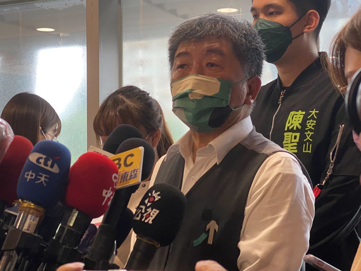 ▲柯文哲直言陳時中選不上要票投黃珊珊，陳時中稱這說法已意圖使人不當選。（圖／記者陳威叡攝，2022.10.16）