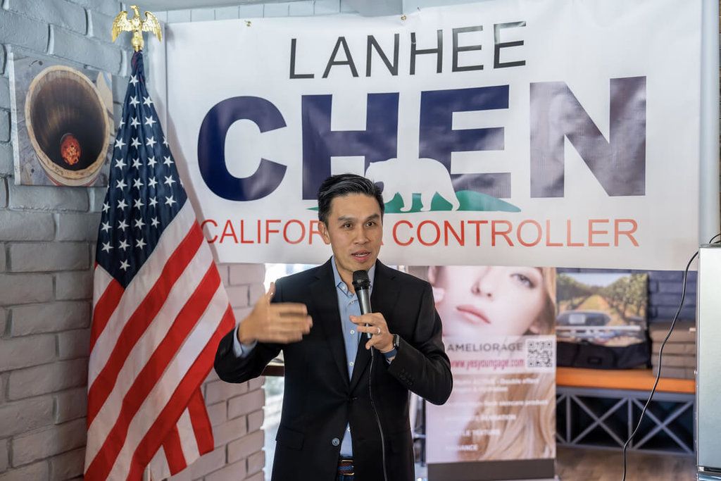 ▲加州主計長候選人、台裔陳仁宜15日表示，在11月8日投票日希望能爭取到所有加州人的支持，更希望能代表加州亞裔社區發聲。（北加州陳仁宜之友會提供）中央社記者周世惠舊金山傳真 111年10月16日