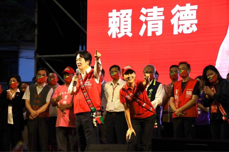 ▲Kolas參選花蓮縣長,賴清德多次到花蓮站台背書。(圖/翻攝自Kolas臉書)