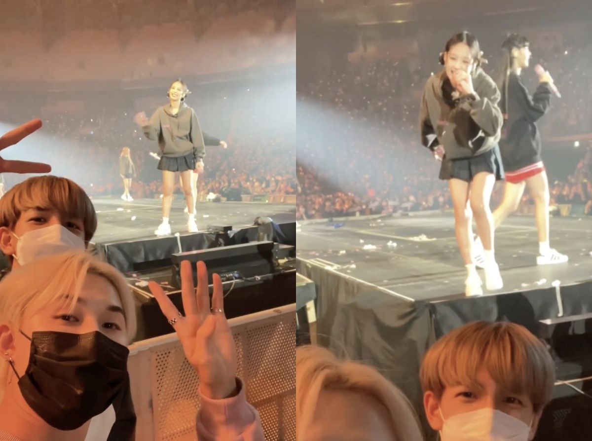 ▲台灣男團C.T.O日前參加BLACKPINK演唱會，結果被Jennie翻牌。（圖/翁宇慶IG）