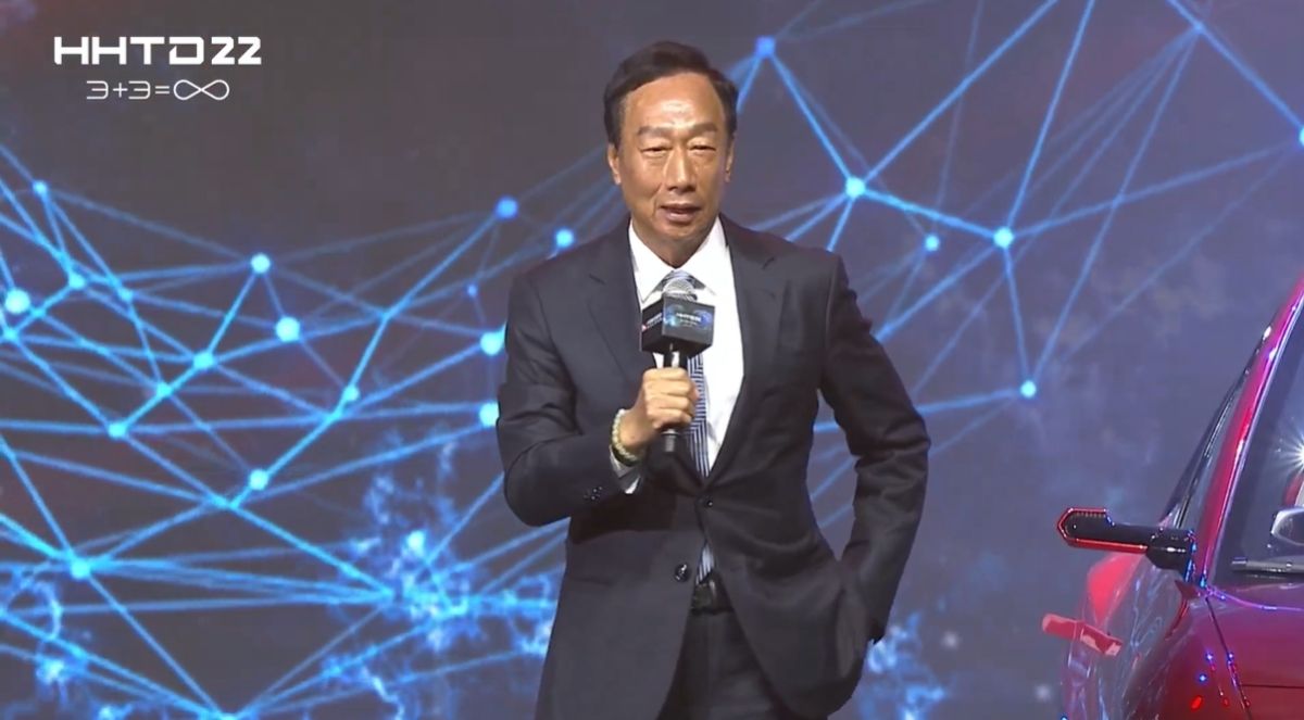 ▲鴻海攜手開發資本成立開鴻能源，圖為鴻海創辦人郭台銘。（圖／擷取自youtube直播）