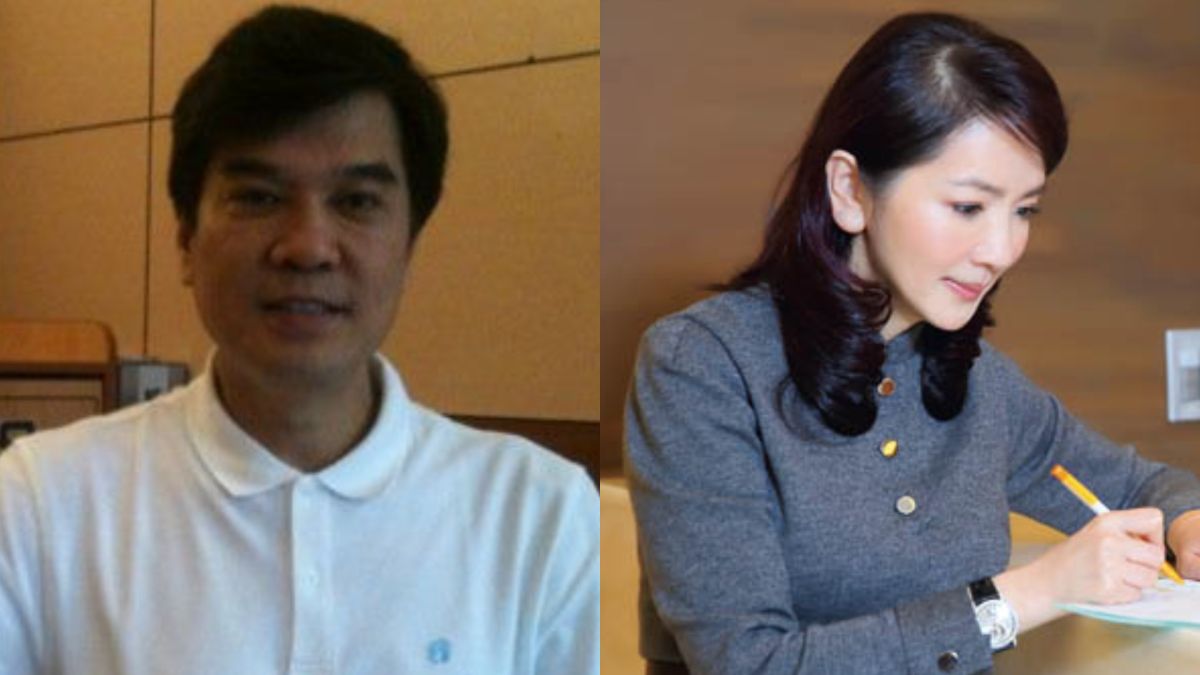 ▲黃義交（左圖）曾和何麗玲交往一段時間。（圖／翻攝自黃義交、何麗玲臉書）