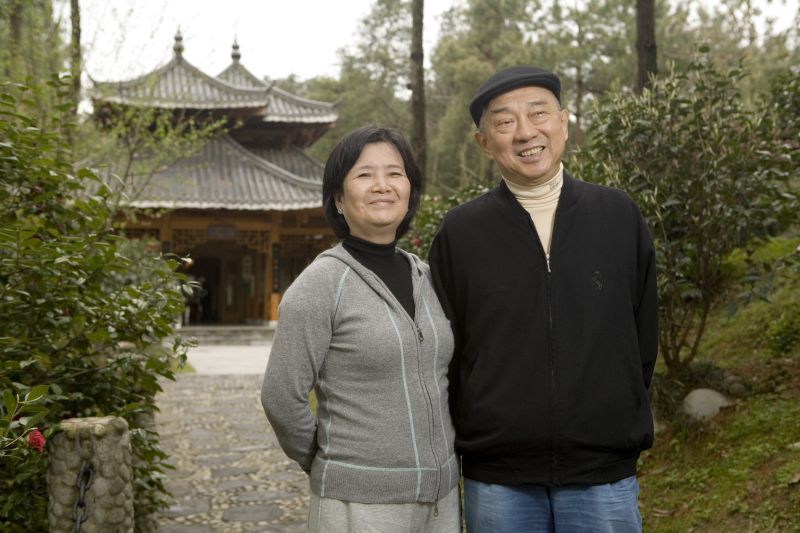 ▲元大集團創辦人馬志玲夫婦。(圖/聶世傑提供)