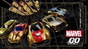 ▲漫威合金車推出全新漫威英雄「金色系」系列，是罕見異色英雄版本，共有15款，每款120元。（圖／品牌提供）