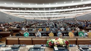 萬潤2022創新創意競賽逾300作品參賽場面盛大 ▲萬潤2022創新創意競賽逾300作品參賽場面盛大(圖/記者張振興攝,2022.10.19)