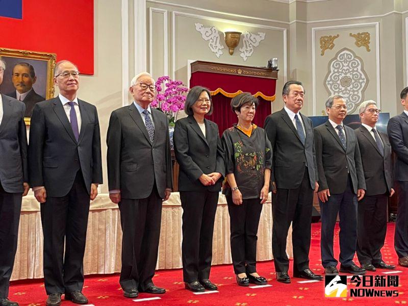 ▲蔡英文宣布，由張忠謀再度擔任我國APEC領袖代表，將出席在曼谷舉行的實體會議。（圖／記者黃宣尹攝，2022.10.20）