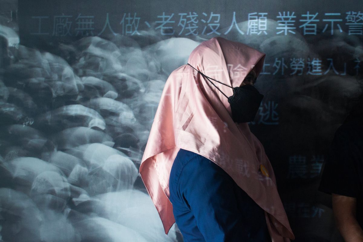 ▲台灣移工聯盟召開「勞動條件不提升　鬆綁配額鬼藥單」記者會。（圖／報系資料照）