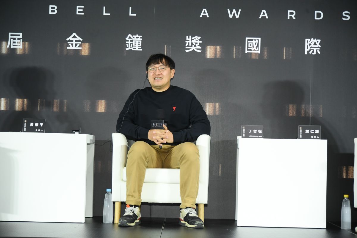 ▲《第六感》、《Running Man》製作人丁哲珉來台參加金鐘獎「國際工作坊」。（圖／三立）