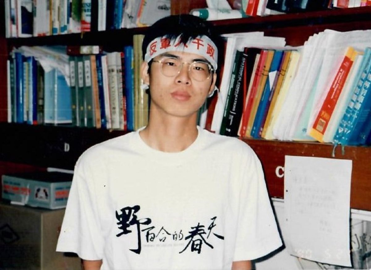 ▲陳其邁先後在1990年參與3月的野百合學運，在1991年的時候，參與廢除刑法100條的思想犯死刑，他強調棄醫從政「從不後悔」。（圖／截自陳其邁臉書）